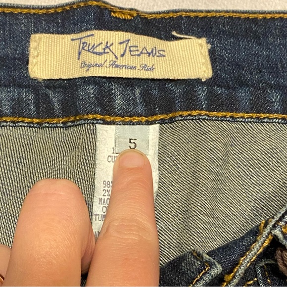 Truck Jeans Women’s juniors size 5 bootcut Made in USA Original American Ride - Picture 4 of 9